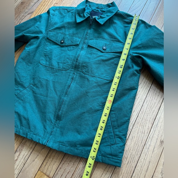 Vans Men's Green Canvas Collared Jacket - Size S - Picture 11 of 12